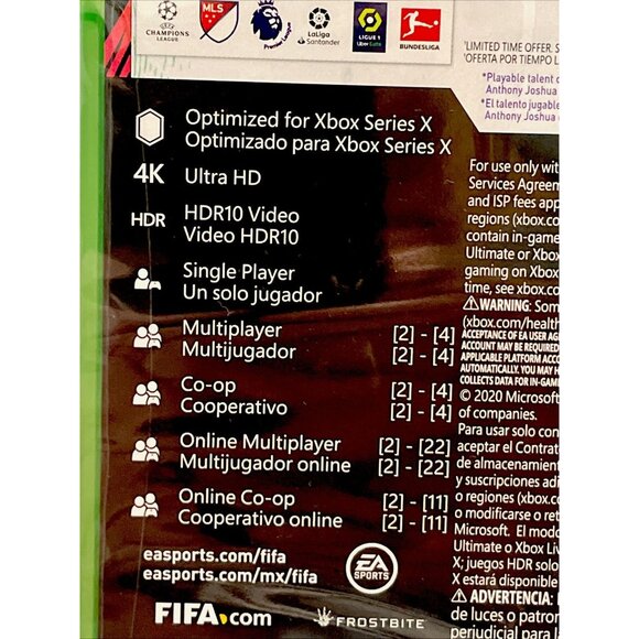 FIFA 21 Microsoft Xbox One Series X Game Play Together, Win As One E Everyone - Picture 3 of 3